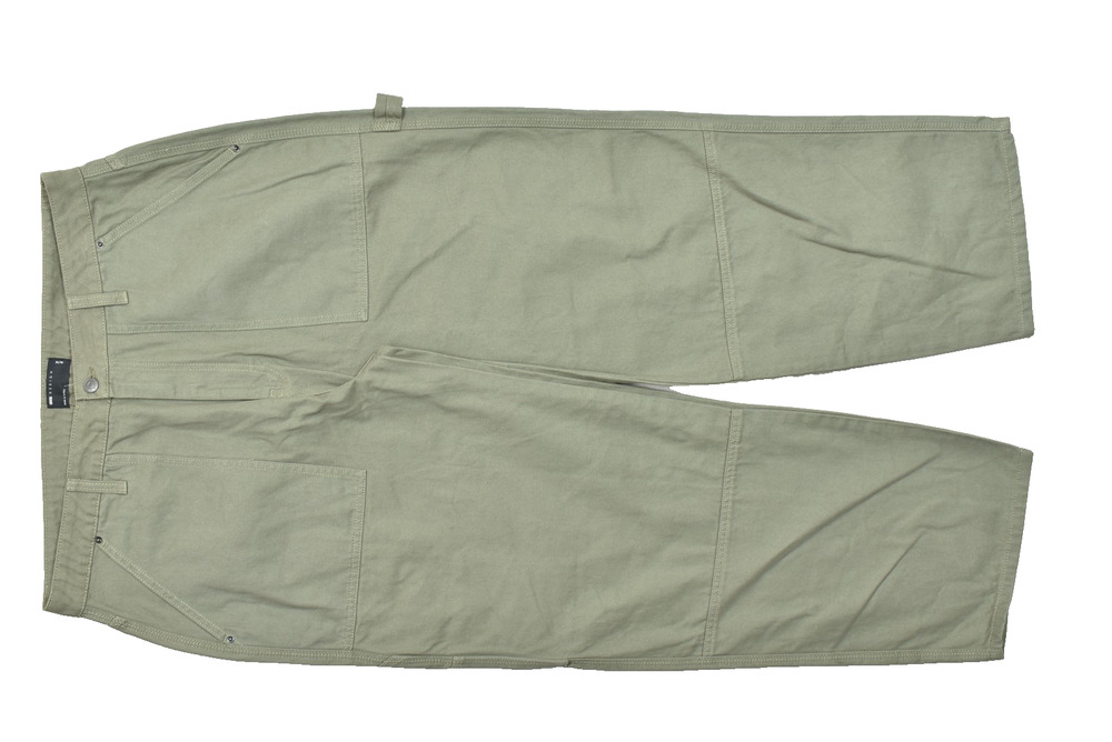 ASOS Design Mens Sage Green Carpenter Pants Size 36x32 Straight Leg NEW